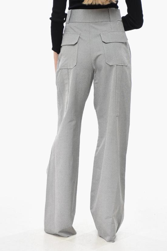  살바토레 페라가모 스트레이트 팬츠 13F981 P 775876 SALEPEPE Gray - SALVATORE FERRAGAMO