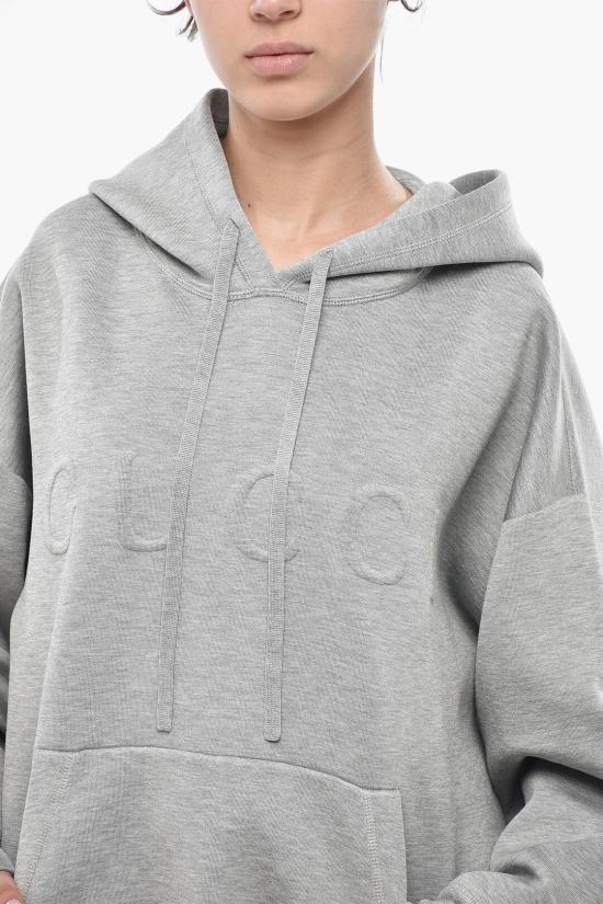  구찌 후드 티셔츠 784030XKD331264 Gray - GUCCI