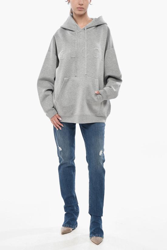  구찌 후드 티셔츠 784030XKD331264 Gray - GUCCI