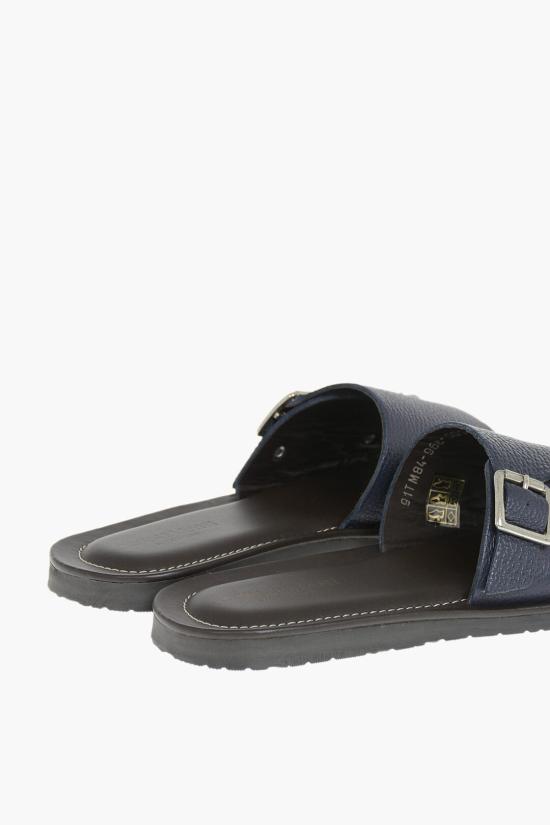  꼬르넬리아니 뮬/슬리퍼 91TM84 3120968 001 Blue - CORNELIANI