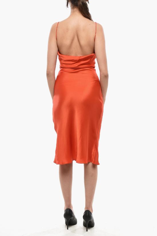  스텔라 맥카트니 미디 스커트 6A0087 3AU309 6025 Orange - STELLA MCCARTNEY