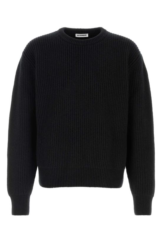 26FW 질샌더 스웨터 J22GP0305J14848 001 Black