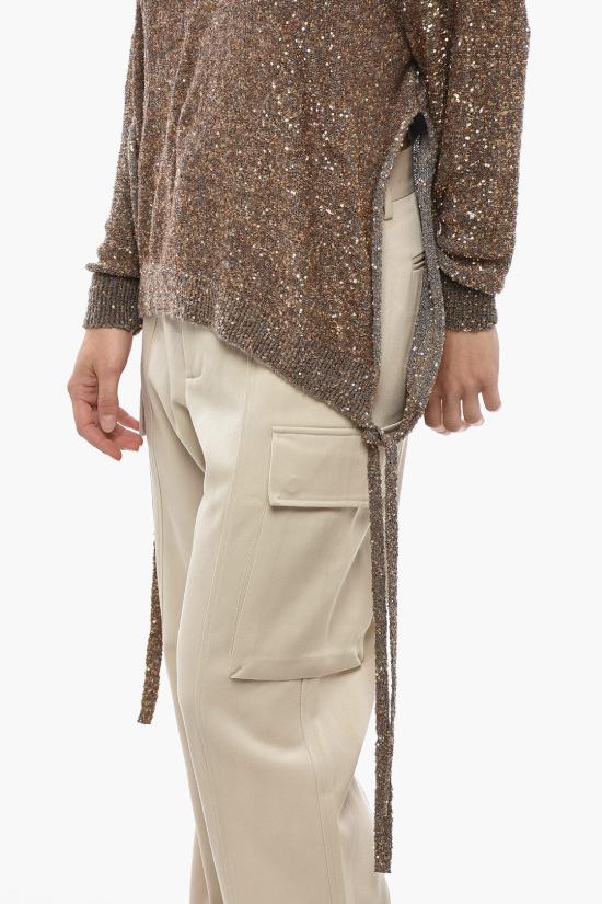  스텔라 맥카트니 스웨터 6K01303S23421265 Oro Grigio - STELLA MCCARTNEY