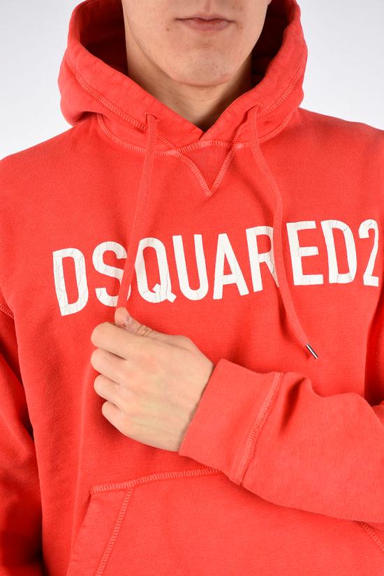  디스퀘어드2 후드 티셔츠 S74GU0227 S25217 303 Red - DSQUARED2