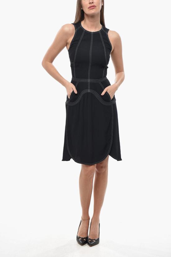  스텔라 맥카트니 미디 원피스 603113SRA021000 Black