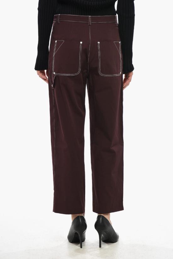  스텔라 맥카트니 스트레이트 팬츠 6400373AU4505000 Brown - STELLA MCCARTNEY