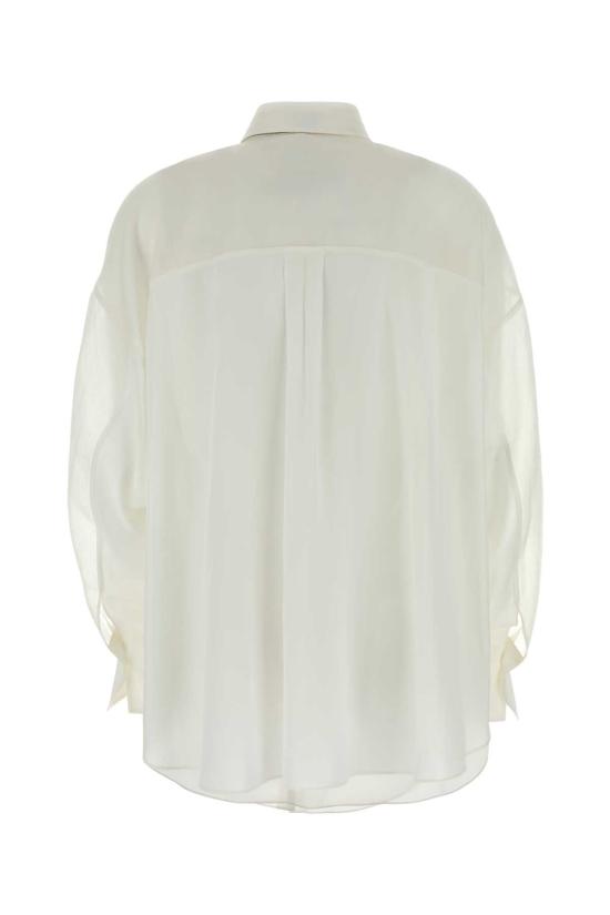 26FW 브루넬로 쿠치넬리 블라우스 MP993M1A06 C600 White - BRUNELLO CUCINELLI