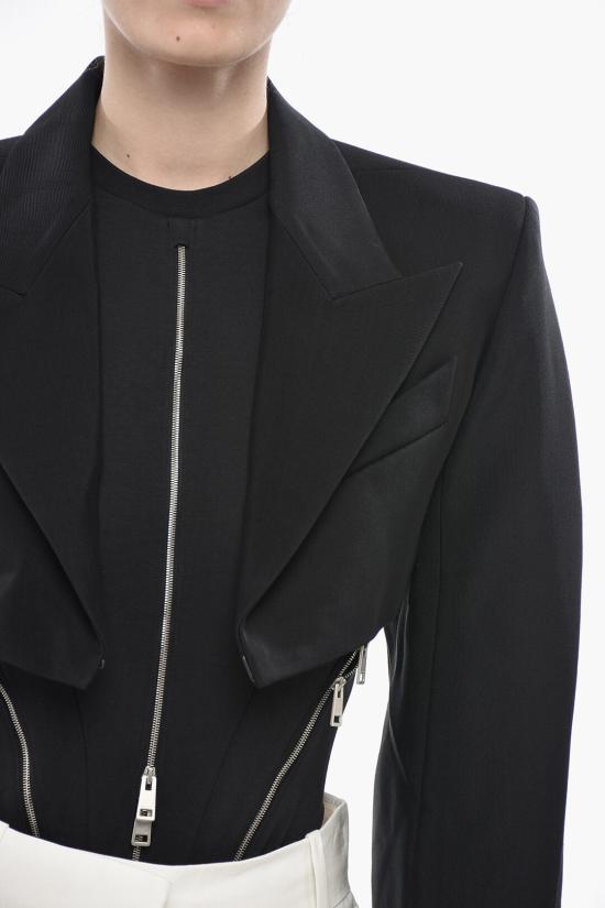  뮈글러 자켓 23W1VE0380182 1999 Black - MUGLER