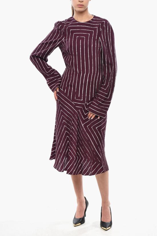  스텔라 맥카트니 롱 원피스 6A00643AS3545000 Burgundy
