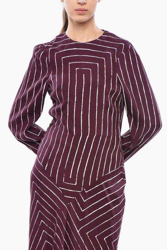  스텔라 맥카트니 롱 원피스 6A00643AS3545000 Burgundy - STELLA MCCARTNEY