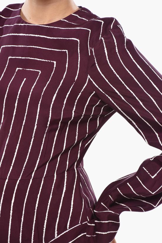  스텔라 맥카트니 롱 원피스 6A00643AS3545000 Burgundy - STELLA MCCARTNEY