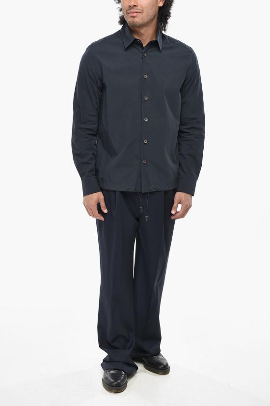  꼬르넬리아니 긴팔 셔츠 89LI09 2111506 001 Blue - CORNELIANI