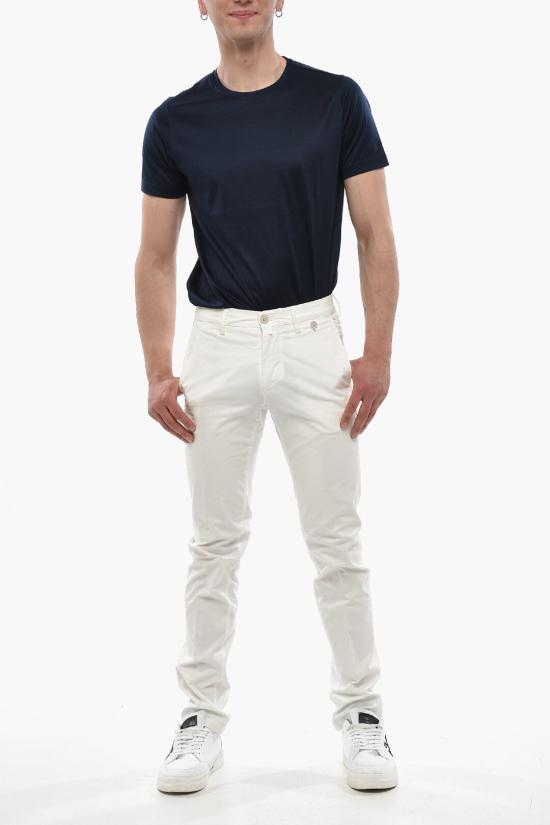  꼬르넬리아니 스트레이트 팬츠 754AP4 5120169 028 White - CORNELIANI