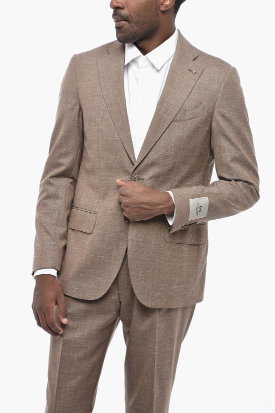  꼬르넬리아니 수트 세트 277Z65 2767349 031 Brown - CORNELIANI