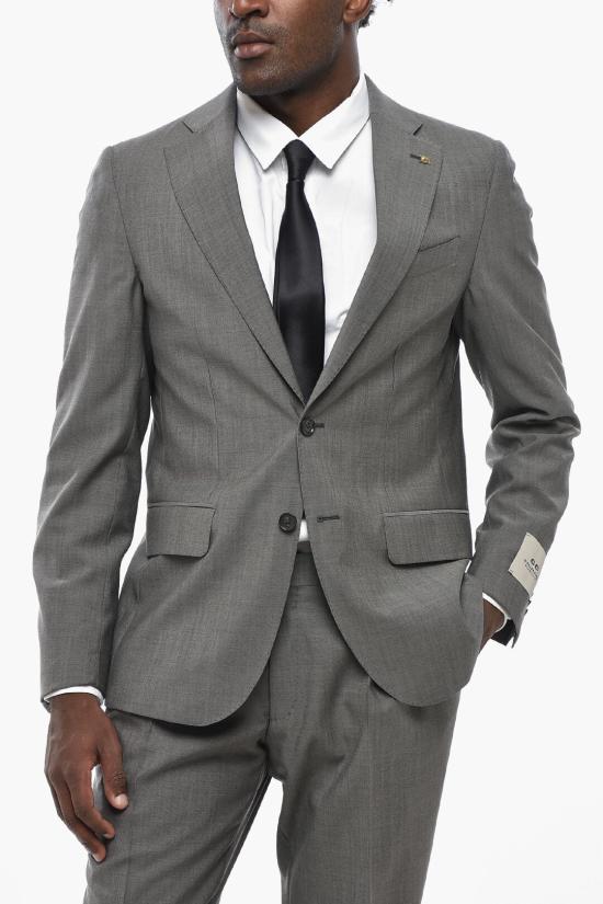  꼬르넬리아니 수트 세트 277Z65 2768326 016 Gray - CORNELIANI