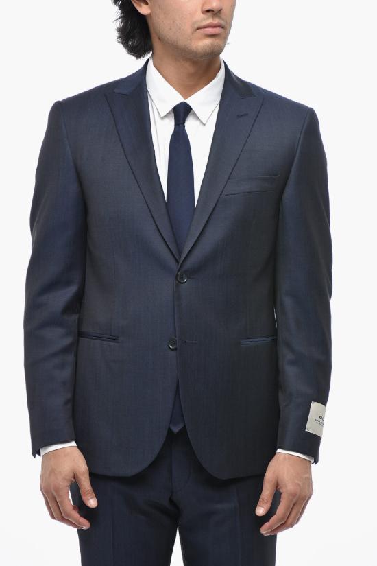  꼬르넬리아니 수트 세트 277R98 2768127 002 Blue - CORNELIANI