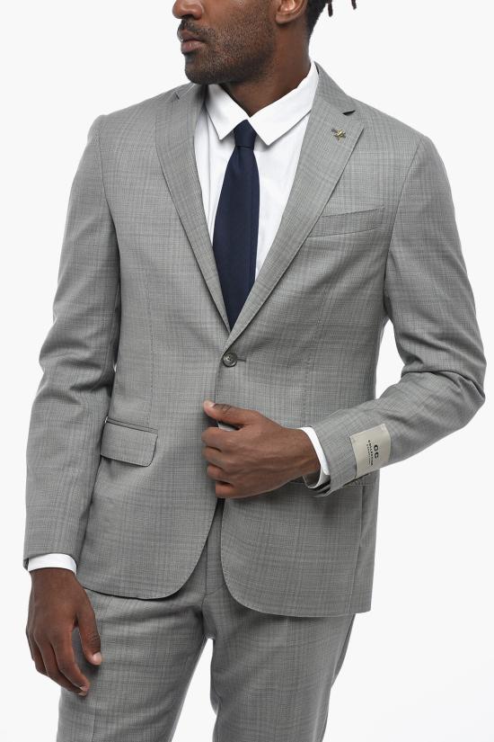  꼬르넬리아니 수트 세트 277Z46 2767326 014 Gray - CORNELIANI