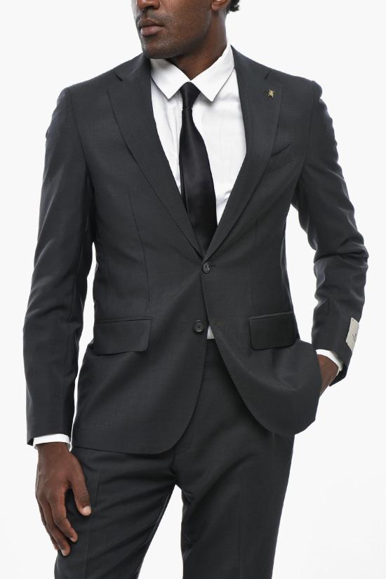  꼬르넬리아니 수트 세트 277Z63 2764135 021 Anthracite - CORNELIANI