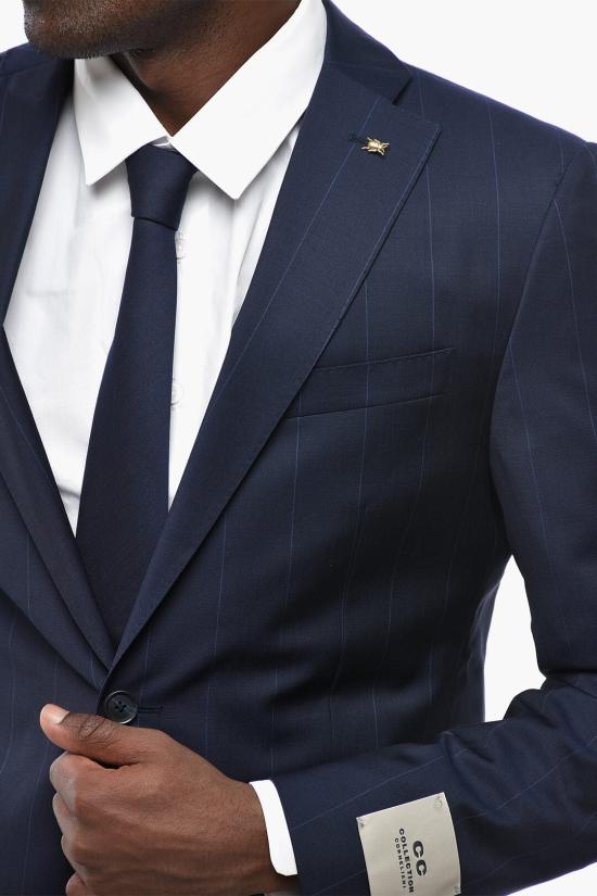  꼬르넬리아니 수트 세트 277R29 2767327 003 Blue - CORNELIANI