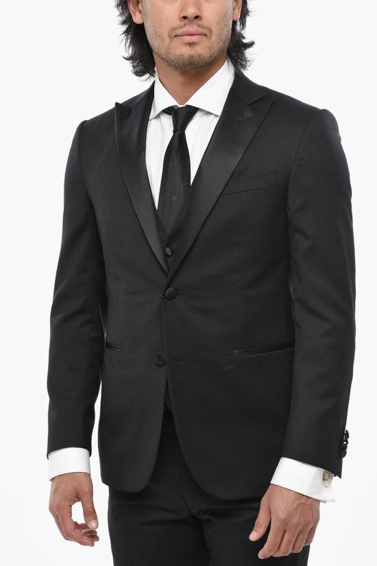  꼬르넬리아니 수트 세트 938902 9398150 020 Black - CORNELIANI