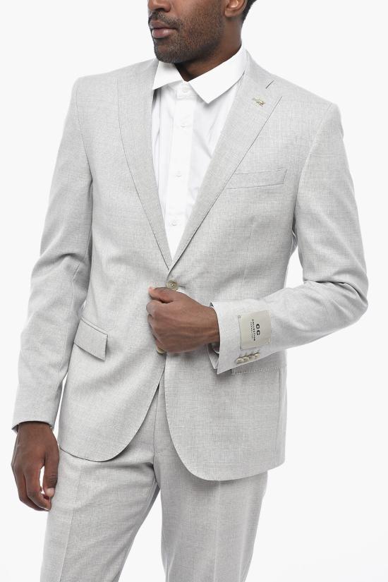  꼬르넬리아니 수트 세트 277R29 2767451 014 Gray - CORNELIANI