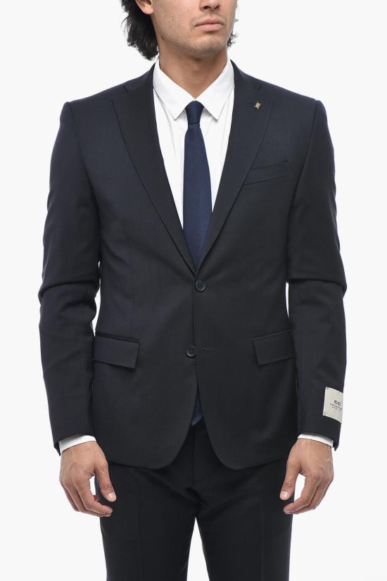  꼬르넬리아니 수트 세트 277R29 2767410 002 Blue - CORNELIANI