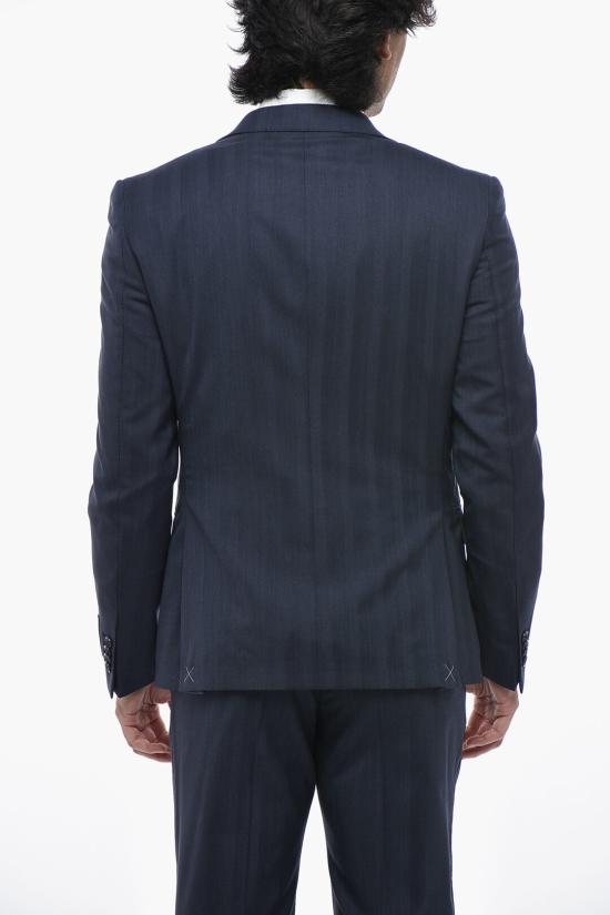  꼬르넬리아니 수트 세트 277R29 2767345 001 Blue - CORNELIANI