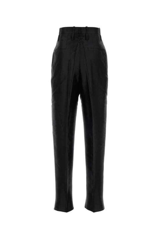 26SS 보테가베네타 스트레이트 팬츠 853568V6BE0 1010 Black - BOTTEGA VENETA