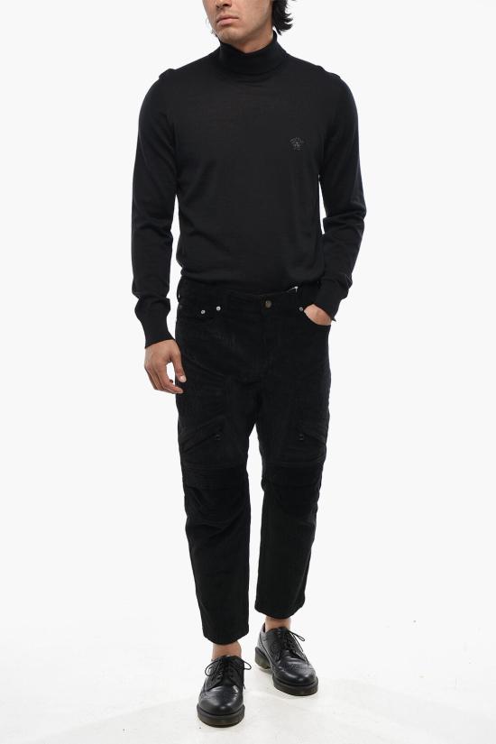  닐바렛 스트레이트 팬츠 PBPA696H M053 01 Black - NEIL BARRETT
