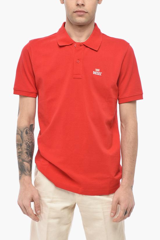  디젤 폴로 티셔츠 A12477 RBAWH 42A Red