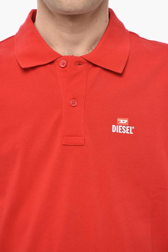  디젤 폴로 티셔츠 A12477 RBAWH 42A Red - DIESEL