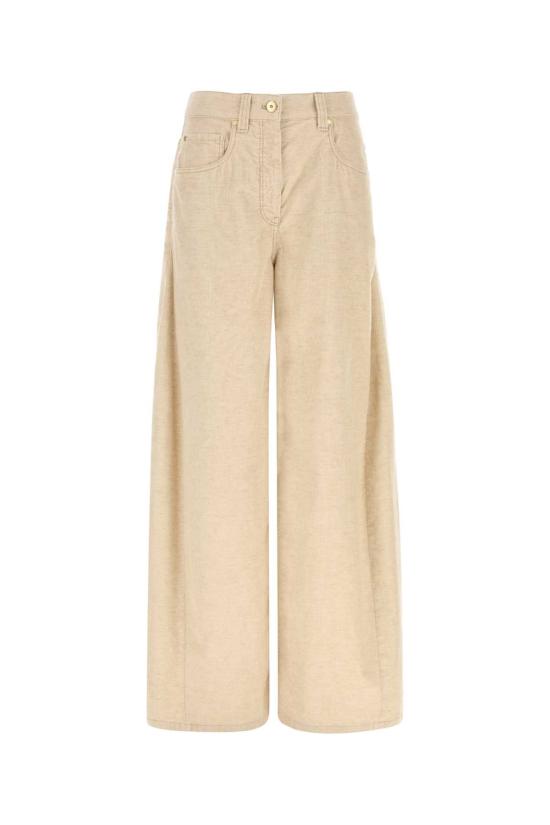26FW 브루넬로 쿠치넬리 스트레이트 팬츠 MP185P4059 C9881 Beige o Tan