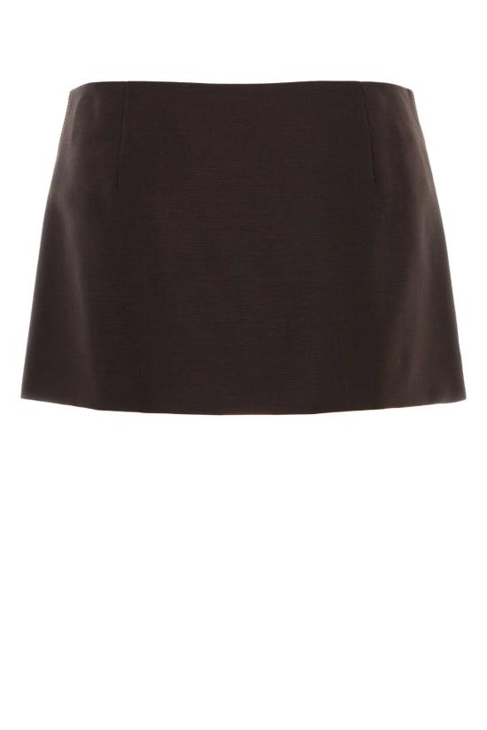 26FW 미우미우 스커트 MG2724SOOO12I1 F0324 Brown - MIU MIU
