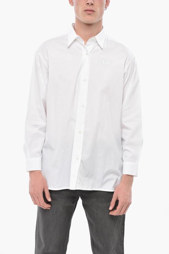  디젤 긴팔 셔츠 A06231 0AHAF 100 White