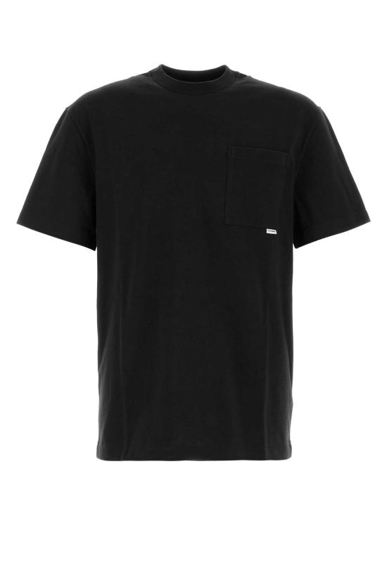 26FW 질샌더 반팔 티셔츠 J22GC0270J20256 001 Black