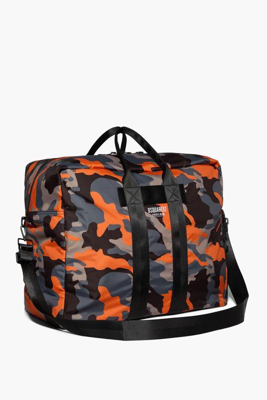  디스퀘어드2 더플백 DFM003616805525M2478 Arancio Grigio - DSQUARED2