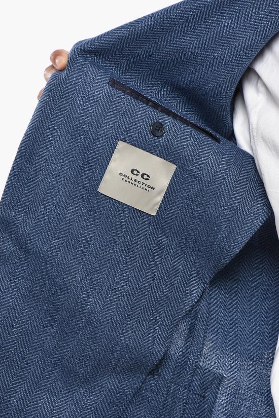  꼬르넬리아니 수트 자켓 27XZ17 2766304 001 Blue - CORNELIANI