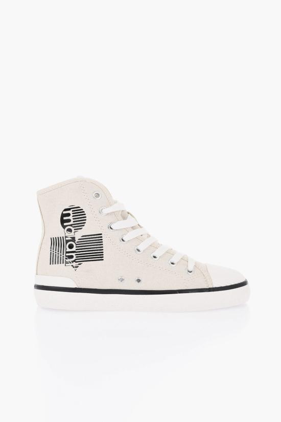  이자벨마랑 벤킨 하이탑 캔버스 스니커즈 BK019000M018S20CK Beige - ISABEL MARANT
