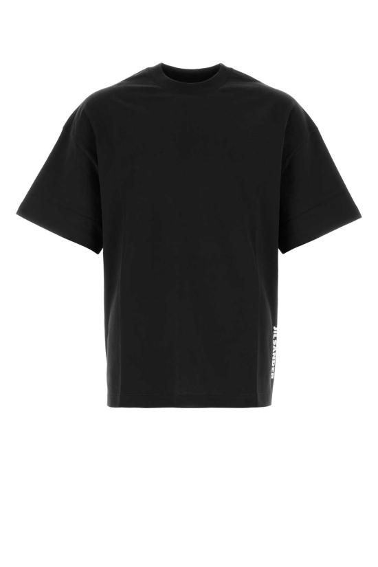 26FW 질샌더 반팔 티셔츠 J22GC0277J20348 001 Black