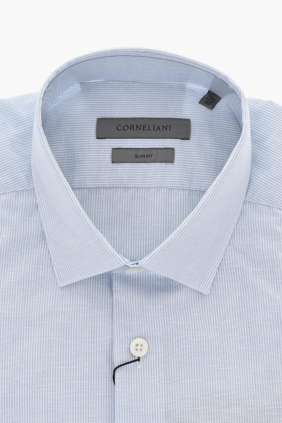  꼬르넬리아니 긴팔 셔츠 91P029 3111236 002 Light blue - CORNELIANI