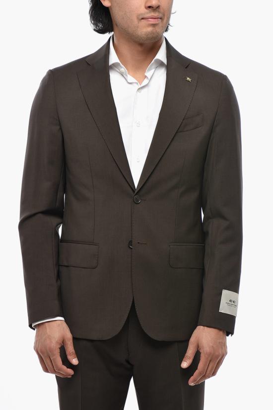  꼬르넬리아니 수트 세트 277Z63 2764135 030 Brown - CORNELIANI