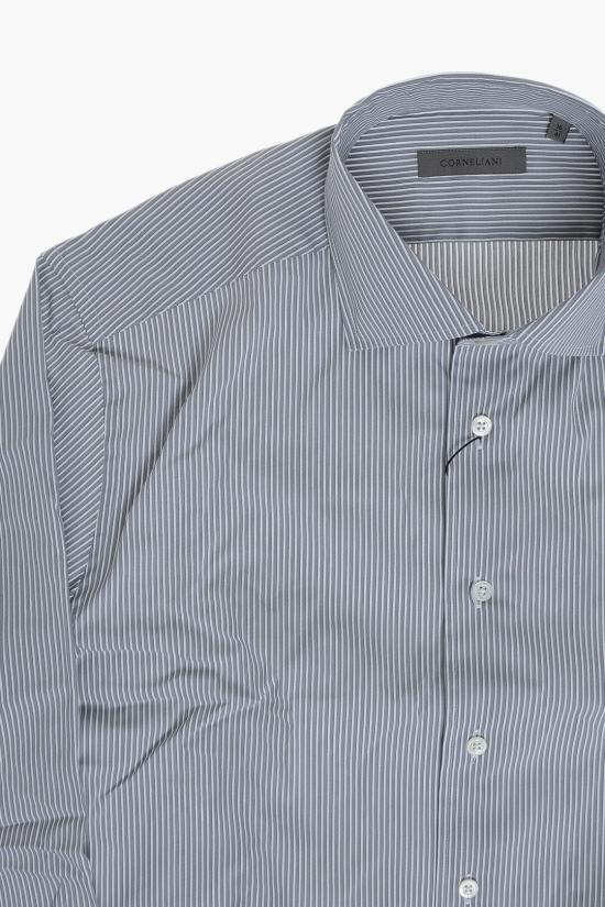  꼬르넬리아니 긴팔 셔츠 27P178 9481485 013 Gray - CORNELIANI