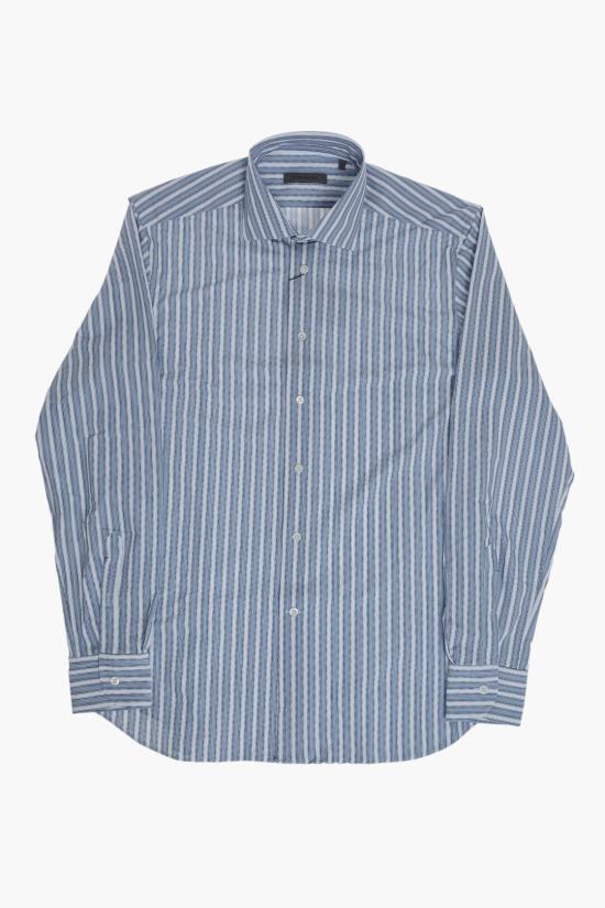  꼬르넬리아니 긴팔 셔츠 27P178 9481487 001 Blue - CORNELIANI