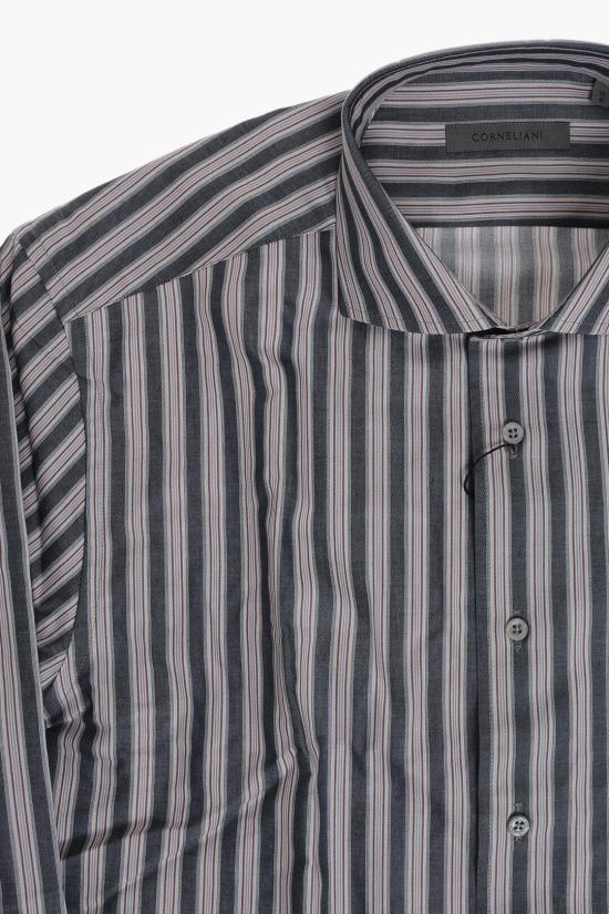  꼬르넬리아니 긴팔 셔츠 27P102 9981328 002 Gray - CORNELIANI