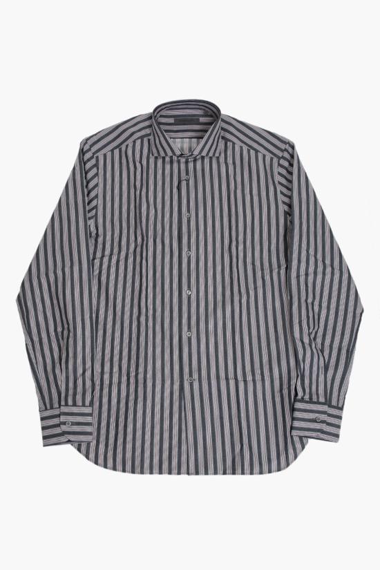  꼬르넬리아니 긴팔 셔츠 27P102 9981328 002 Gray - CORNELIANI