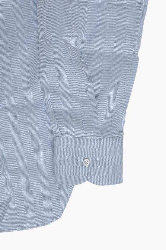  꼬르넬리아니 긴팔 셔츠 27P102 9981325 001 Blue - CORNELIANI