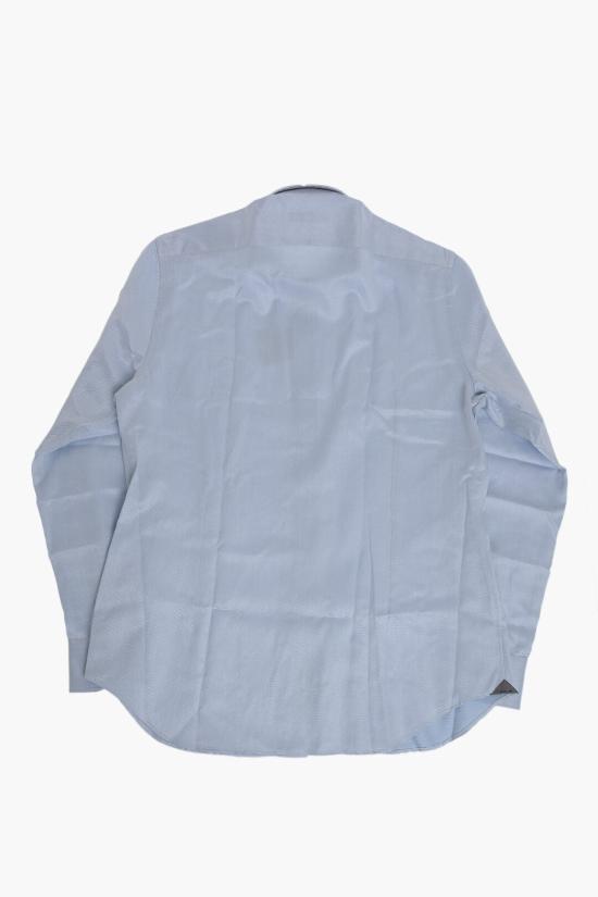  꼬르넬리아니 긴팔 셔츠 27P102 9981325 001 Blue - CORNELIANI