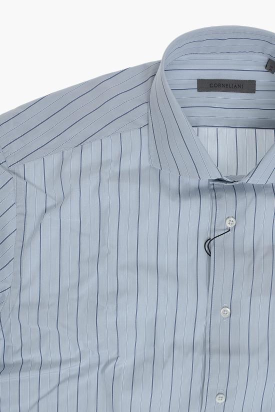  꼬르넬리아니 긴팔 셔츠 27P102 9381634 001 Blue - CORNELIANI