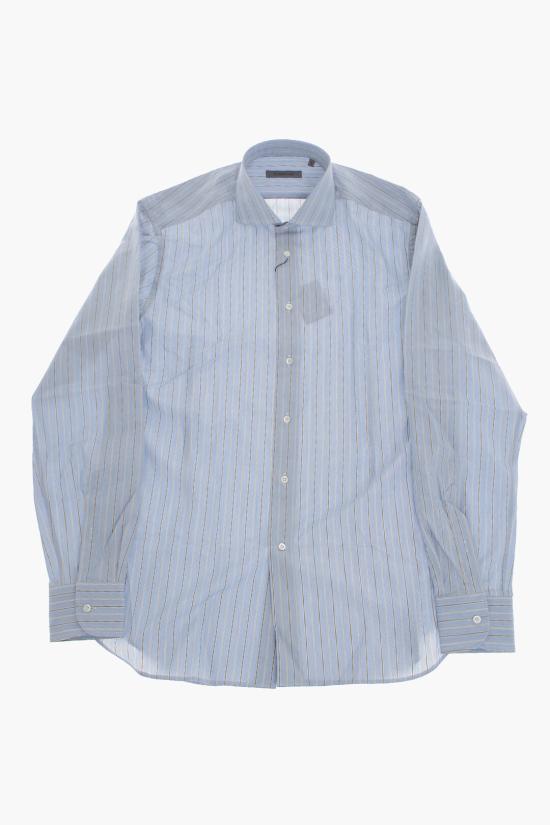  꼬르넬리아니 긴팔 셔츠 27P102 9381634 002 Blue - CORNELIANI