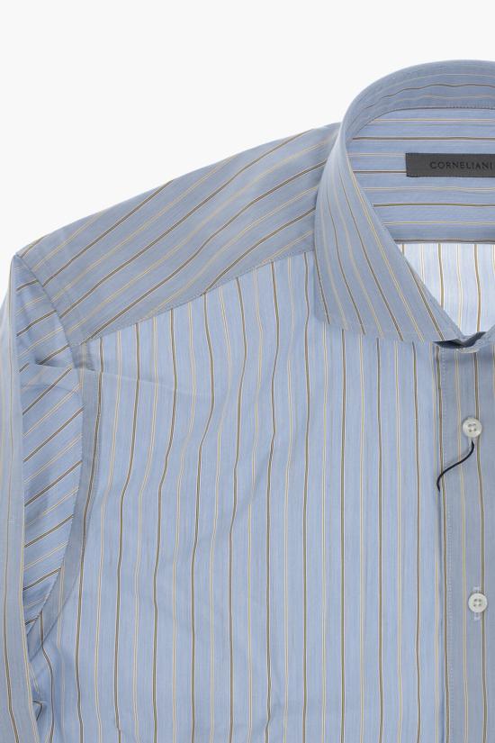  꼬르넬리아니 긴팔 셔츠 27P102 9381634 002 Blue - CORNELIANI